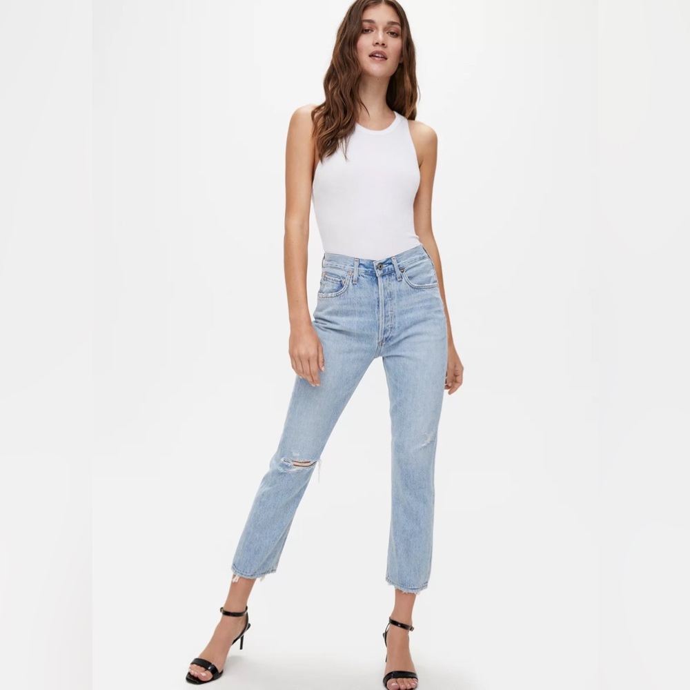 Agolde Riley Jeans in Shatter size 22